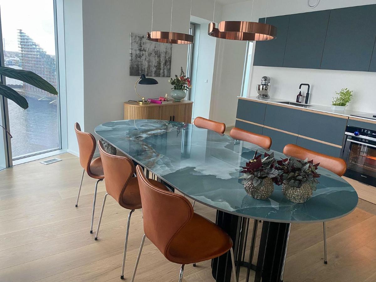 Amazing Sea View Apartment Århus Esterno foto