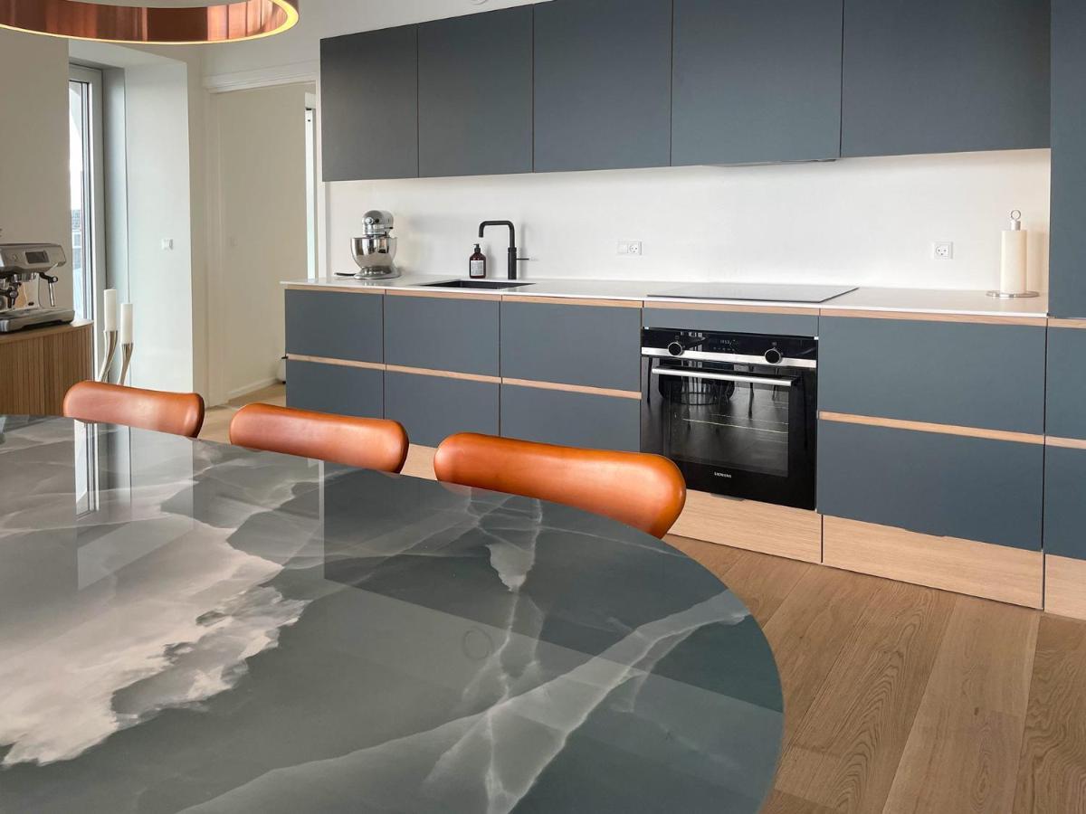 Amazing Sea View Apartment Århus Esterno foto