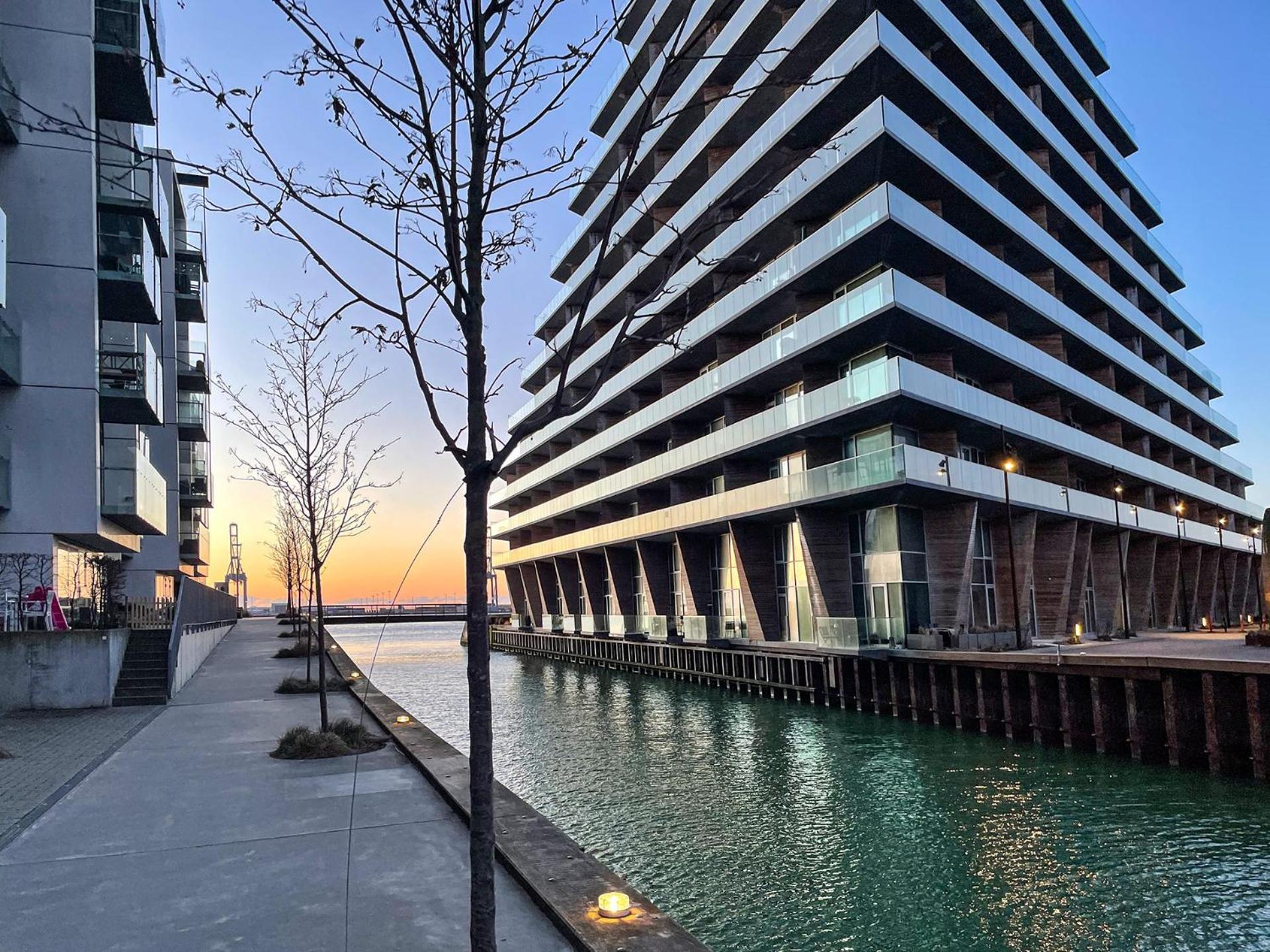 Amazing Sea View Apartment Århus Esterno foto